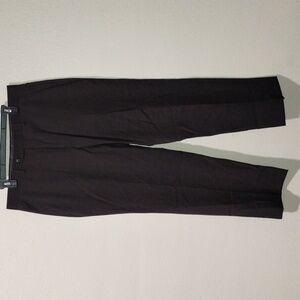 Calvin Klein 34/40 Dark brown pinstripe dress slacks